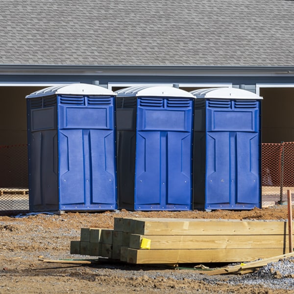 are there any restrictions on where i can place the portable toilets during my rental period in Gulf Port